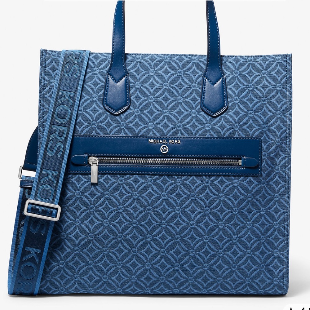 Michael Kors Navy Blue Tote Bag